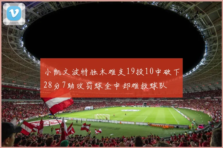 小凯文波特独木难支19投10中砍下28分7助攻罚球全中却难救球队